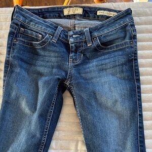GUESS Women's Dark Blue Skinny Jeans